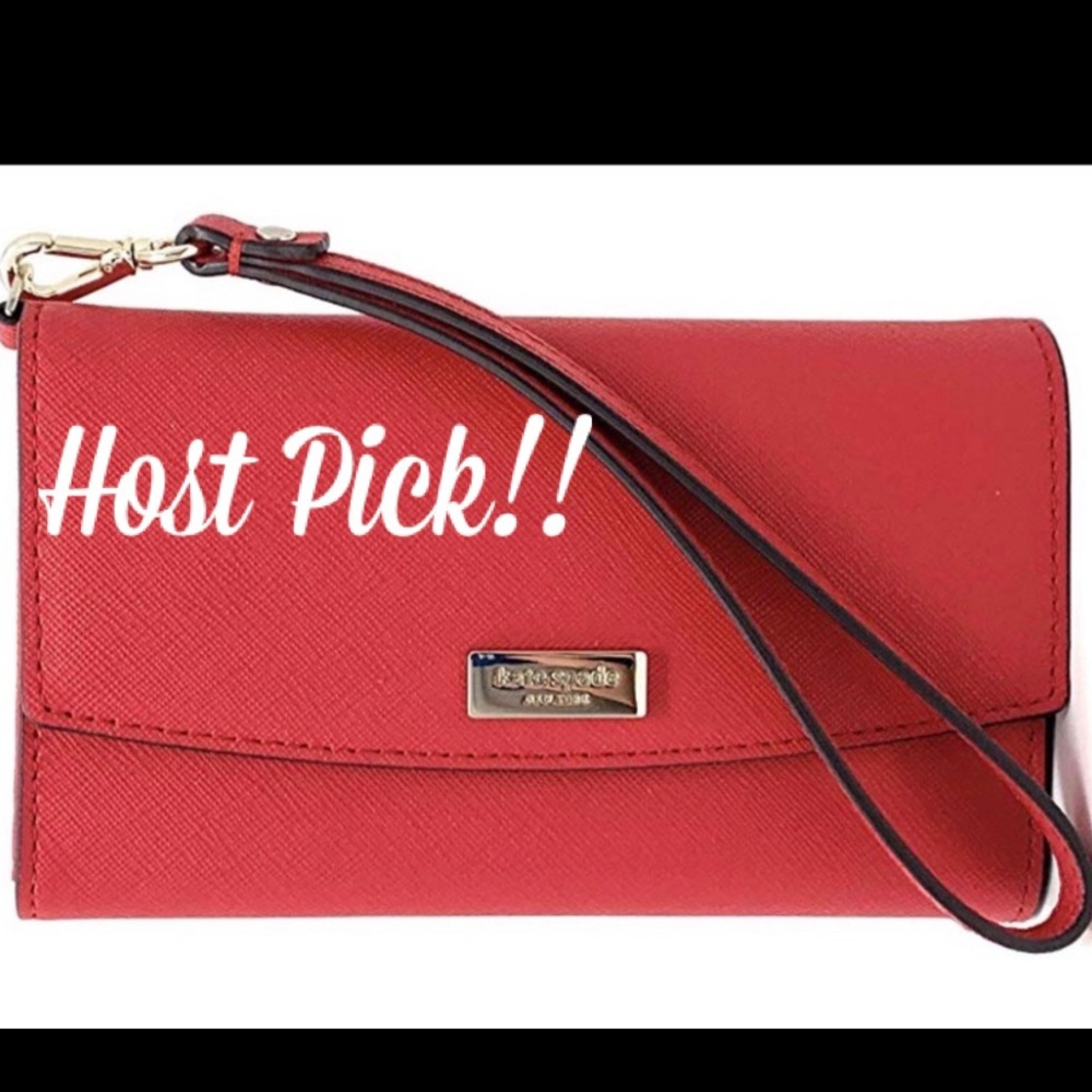 HP NWT🌹Kate Spade iPhone Wristlet (Laurel Way)